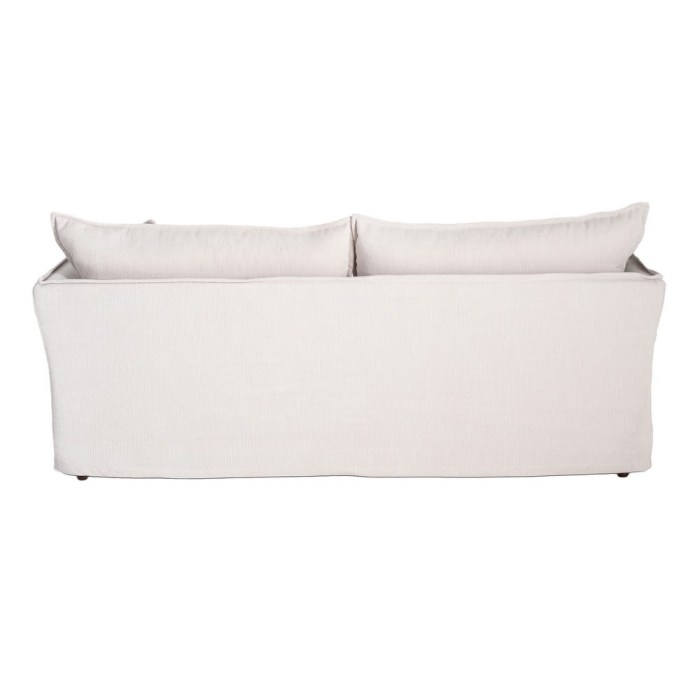 Canapea crem cu 3 locuri tapitată din stofă [4]