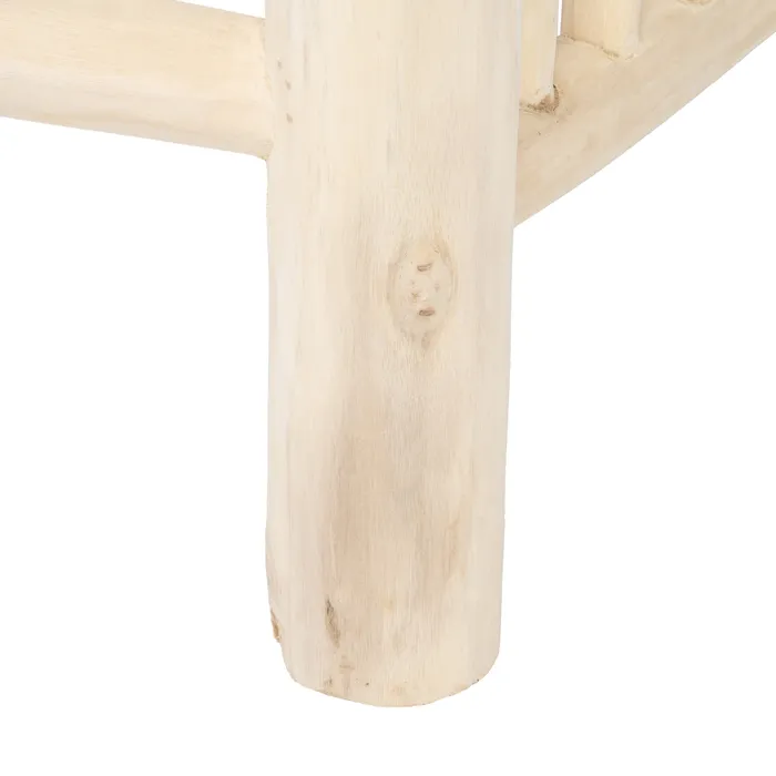 Canapea cu doua locuri din lemn de tec pentru terasa CreativDeco [10]