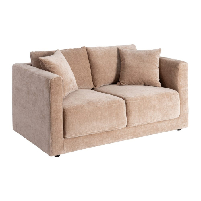 Canapea de 2 locuri din stofă de culoare taupe [2]