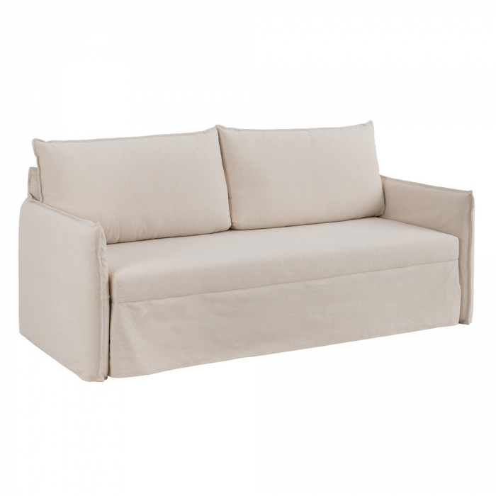 Canapea Extensibila Crem CreativDeco - Solutia Ideala pentru Spatii Mici [1]