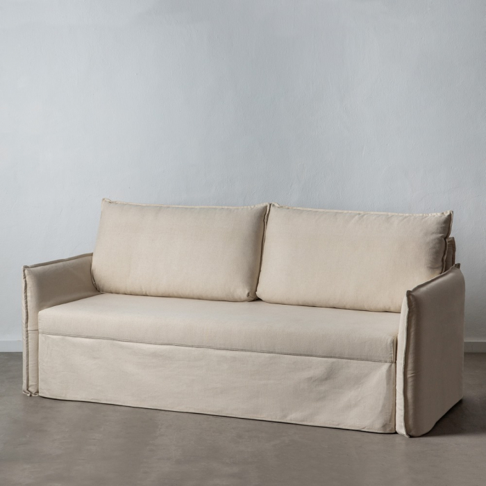 Canapea Extensibila Crem CreativDeco - Solutia Ideala pentru Spatii Mici [3]