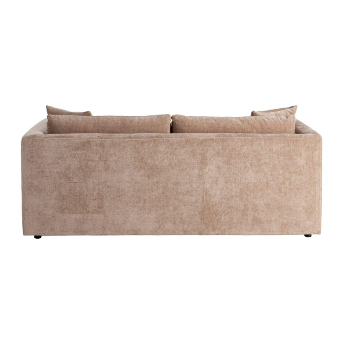 Canapea de 3 locuri din stofă de culoare taupe și în stil modern minimalist [4]