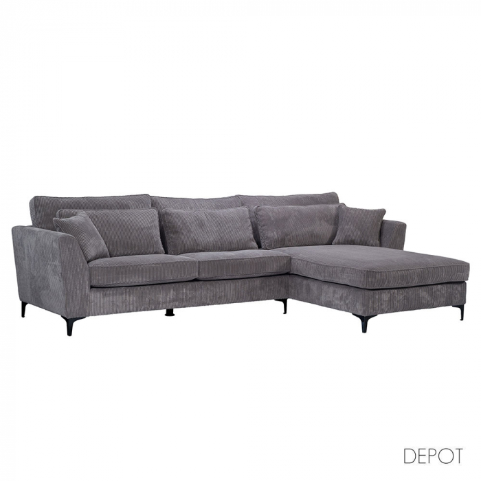 Canapea de colt dreapta gri Forever 316x185x92 [1]