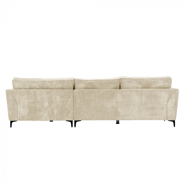 Canapea colt stanga bej 316x185x92 cm [4]