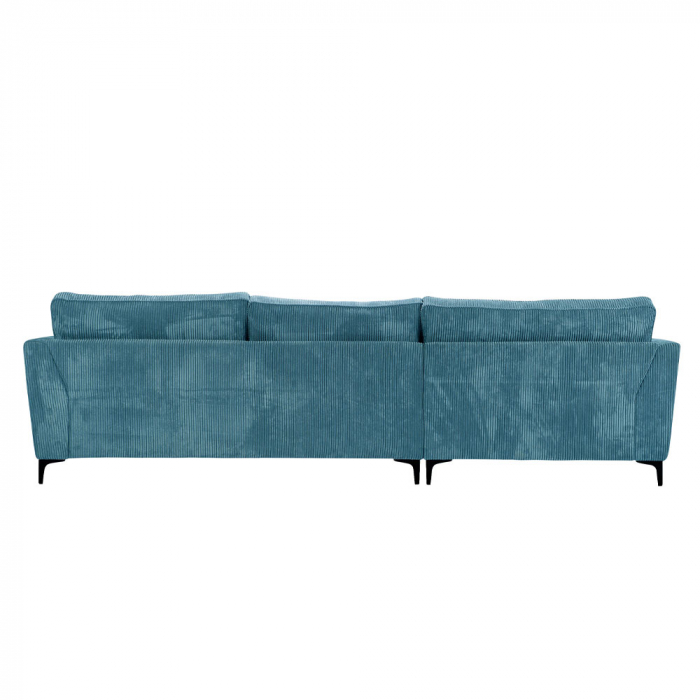 Canapea colt stanga petrol 316x185x92 cm [3]