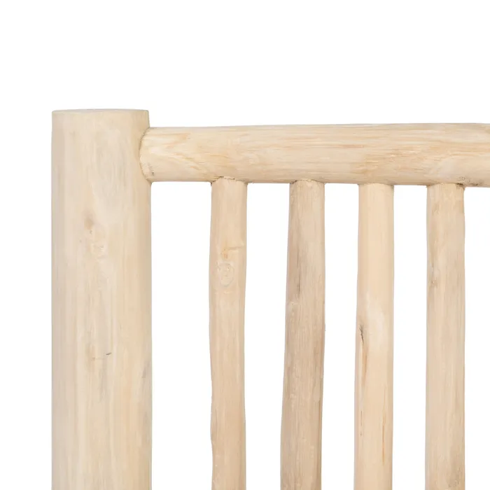 Canapea eleganta din lemn de tec cu doua locuri CreativDeco [7]