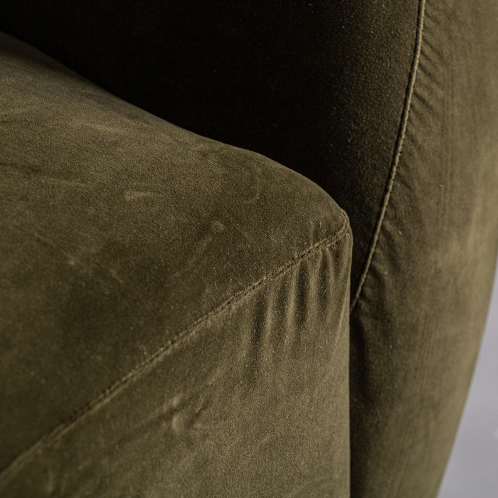 Canapea Art Deco catifea verde|Canapele elegante spatioase [5]