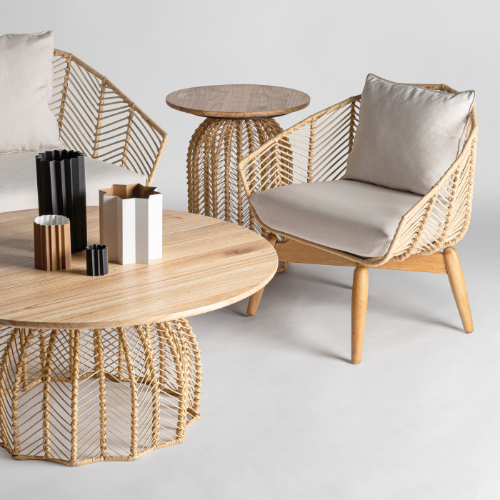 Canapea scandinava mahon ratan|Canapele confortabile [7]