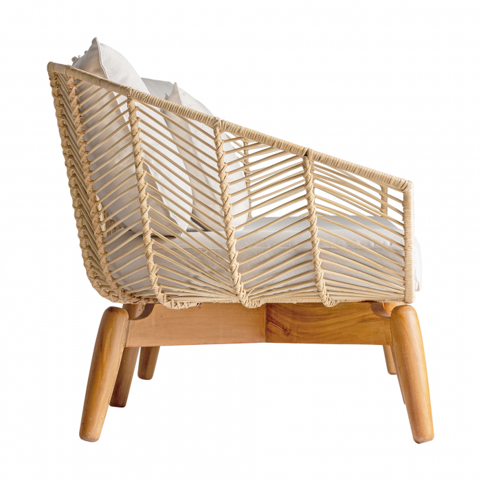 Canapea scandinava mahon ratan|Canapele confortabile [3]