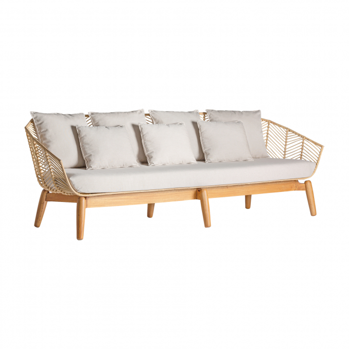 Canapea scandinava mahon ratan|Canapele confortabile [2]