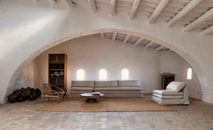Canapea contemporana lemn alb antic|Canapele moderne [8]