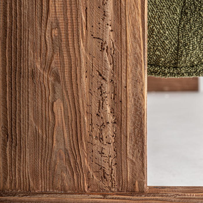 Canapea Art Deco lemn reciclat verde|Canapele eco [8]