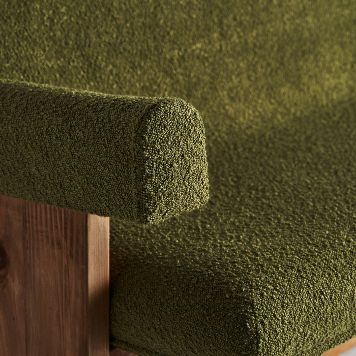 Canapea Art Deco lemn reciclat verde|Canapele eco [5]