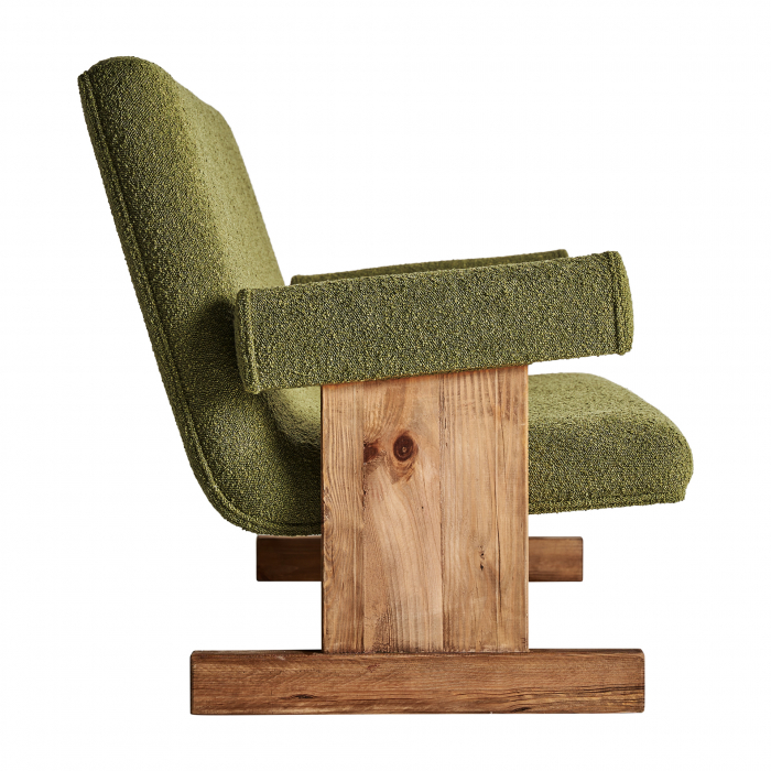 Canapea Art Deco lemn reciclat verde|Canapele eco [3]