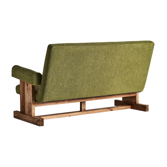 Canapea Art Deco lemn reciclat verde|Canapele eco [4]
