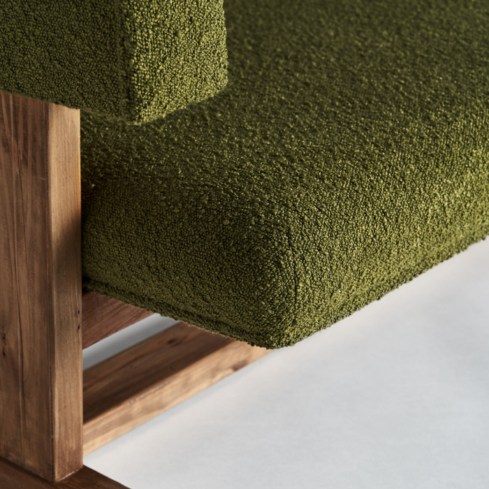 Canapea Art Deco lemn reciclat verde|Canapele eco [7]