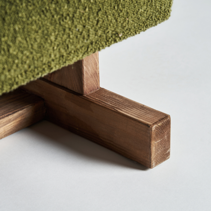 Canapea Art Deco lemn reciclat verde|Canapele eco [6]