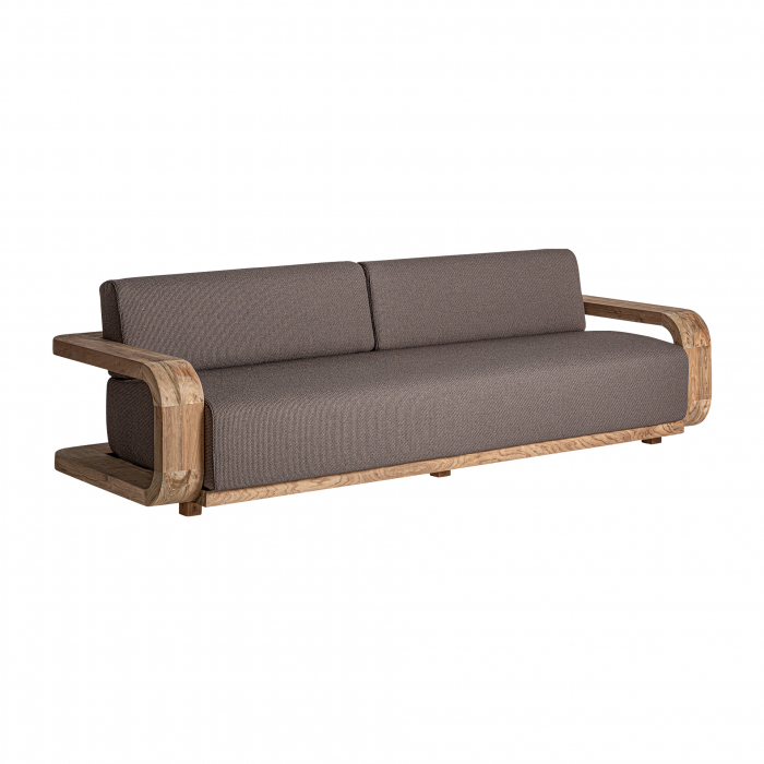 Canapea coloniala lemn tec reciclat|Canapele robuste [2]
