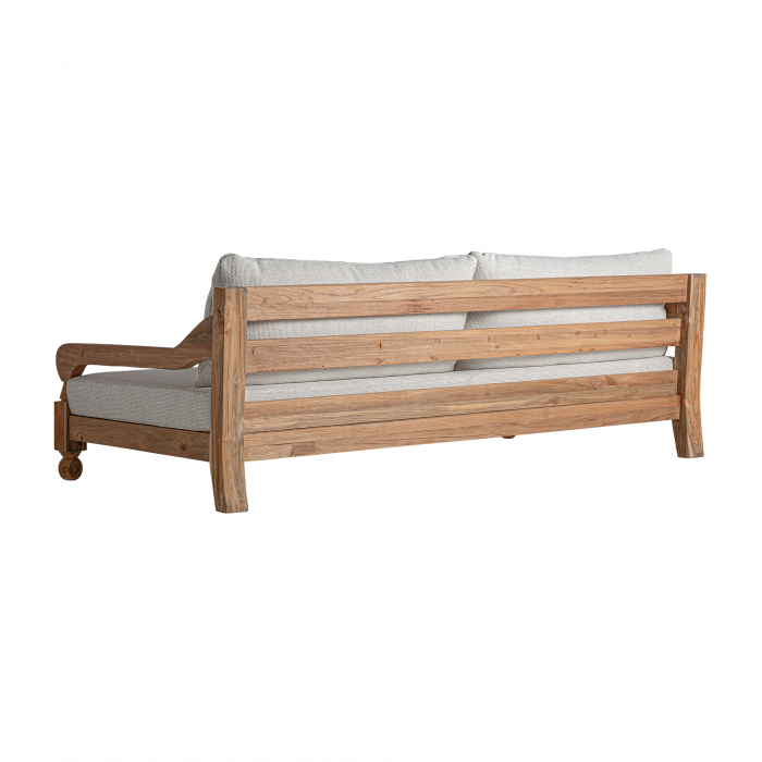 Canapea coloniala lemn tec reciclat|Canapele elegante [4]