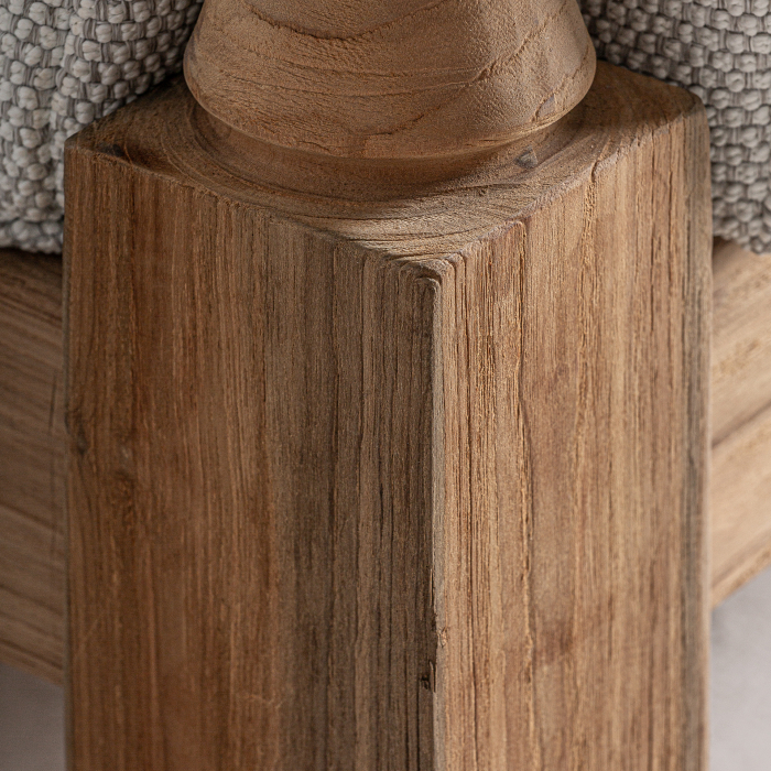 Canapea coloniala lemn tec reciclat|Canapele elegante [7]