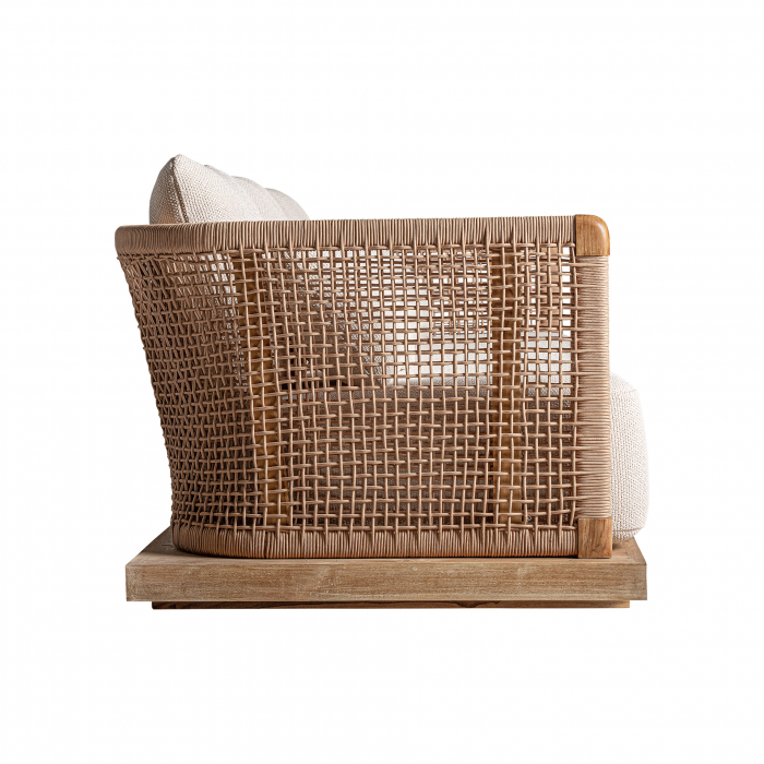 Canapea boho lemn tec reciclat|Canapele sustenabile [3]