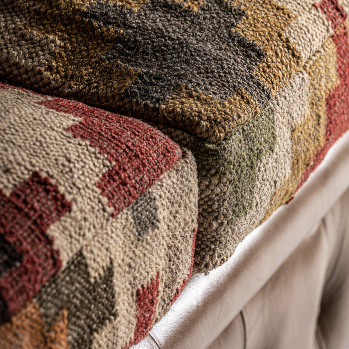 Canapea vintage piele camel | Canapele confortabile living [7]