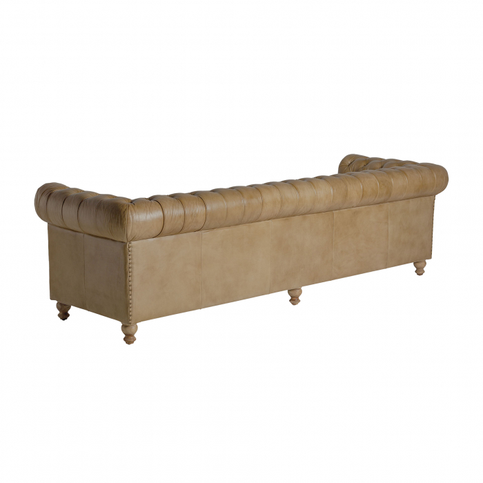 Canapea vintage piele maro | Canapele luxoase [4]