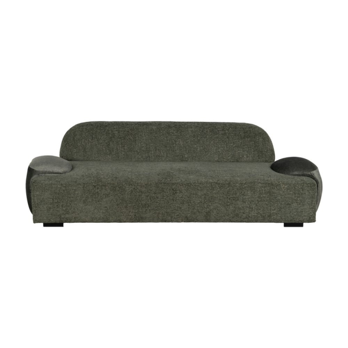 Canapea din stofă verde cu spătar cilindric [3]