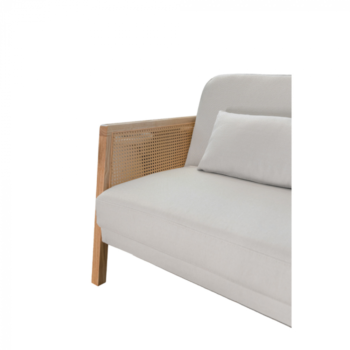 Canapea extensibilă 3 locuri off white Ammos [5]