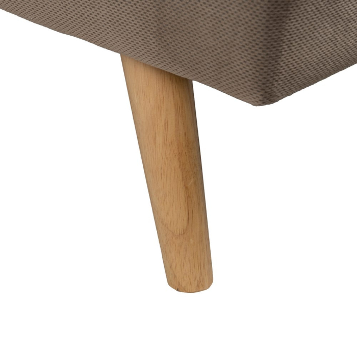Canapea extensibilă bej taupe din stofă [15]
