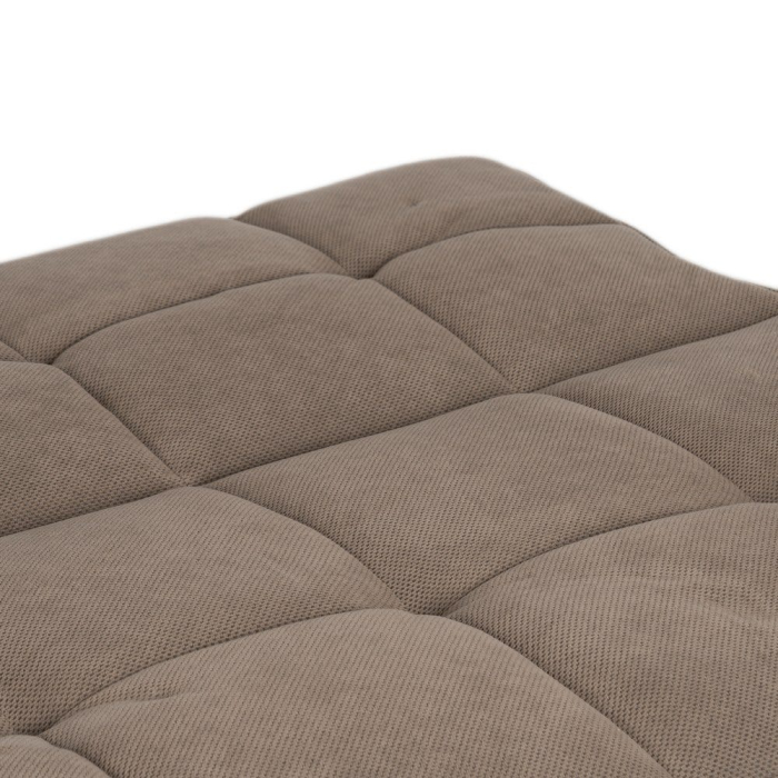 Canapea extensibilă bej taupe din stofă [8]