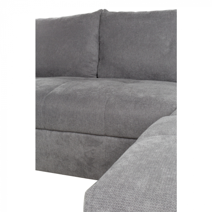 Canapea extensibilă colțar dreapta gri stone Bill [22]