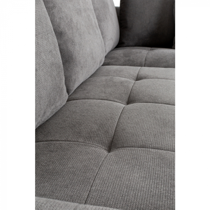 Canapea extensibilă colțar dreapta gri stone Bill [19]