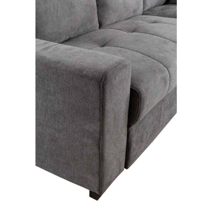Canapea extensibilă colțar dreapta gri stone Bill [24]