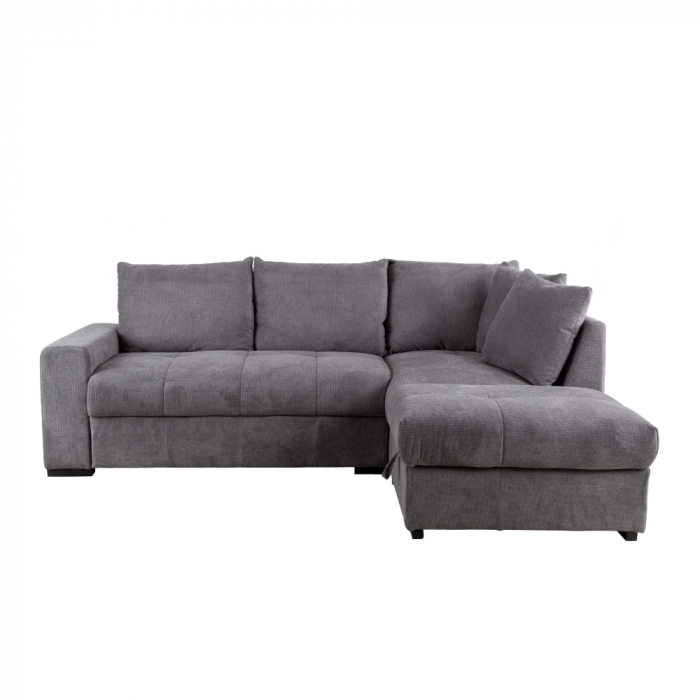 Canapea extensibilă colțar dreapta gri stone Bill [5]