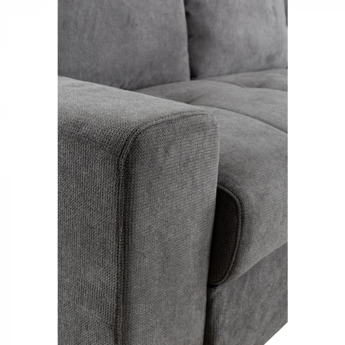 Canapea extensibilă colțar dreapta gri stone Bill [16]