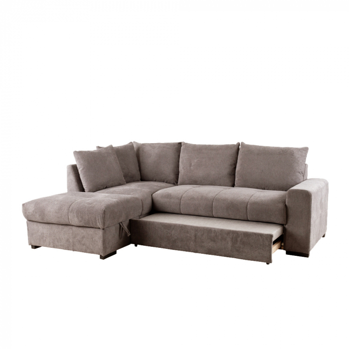 Canapea extensibilă colțar stânga taupe Bill [11]