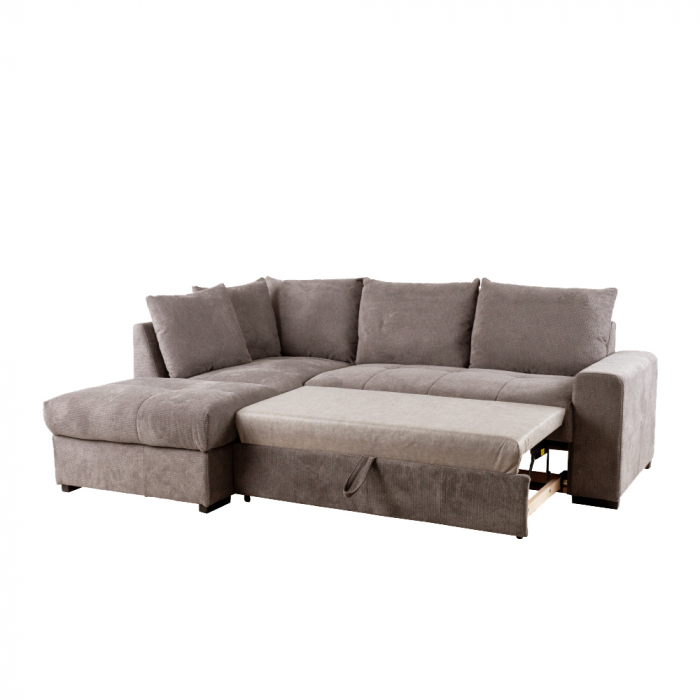Canapea extensibilă colțar stânga taupe Bill [2]