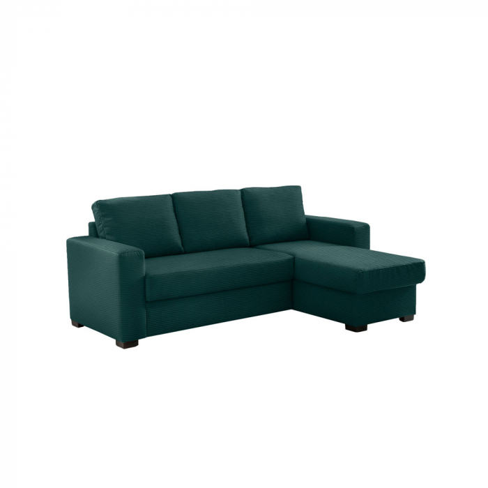 Canapea extensibilă cu colț reversibil verde [4]