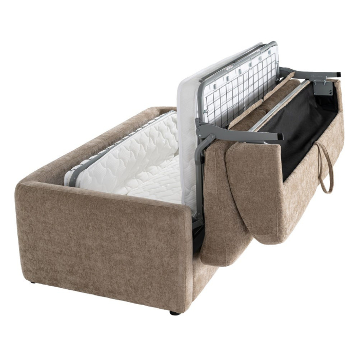 Canapea extensibilă din stofă taupe [10]