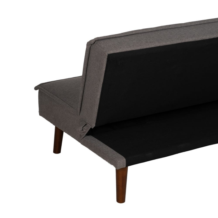 Canapea extensibilă gri din stofă chenille [15]