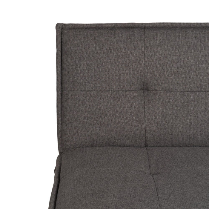Canapea extensibilă gri din stofă chenille [7]