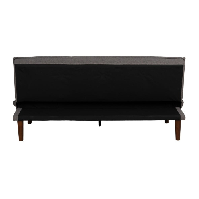 Canapea extensibilă gri din stofă chenille [5]