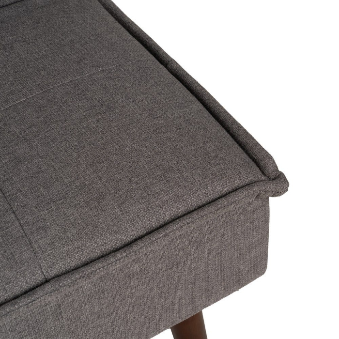Canapea extensibilă gri din stofă chenille [10]
