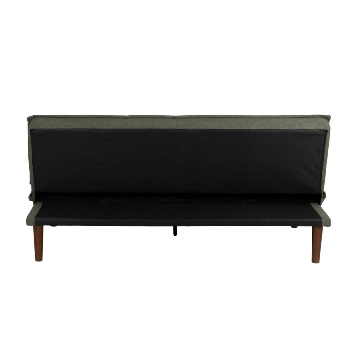 Canapea extensibilă verde din stofă chenille [5]