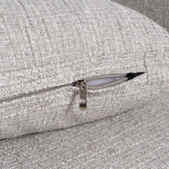 Canapea gri cu 3 locuri din stofă [10]