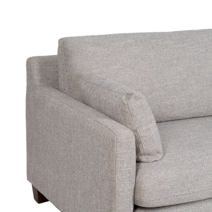 Canapea gri cu 3 locuri din stofă [5]