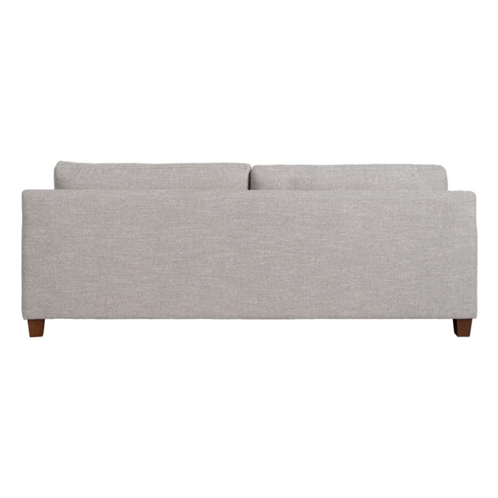 Canapea gri cu 3 locuri din stofă [4]