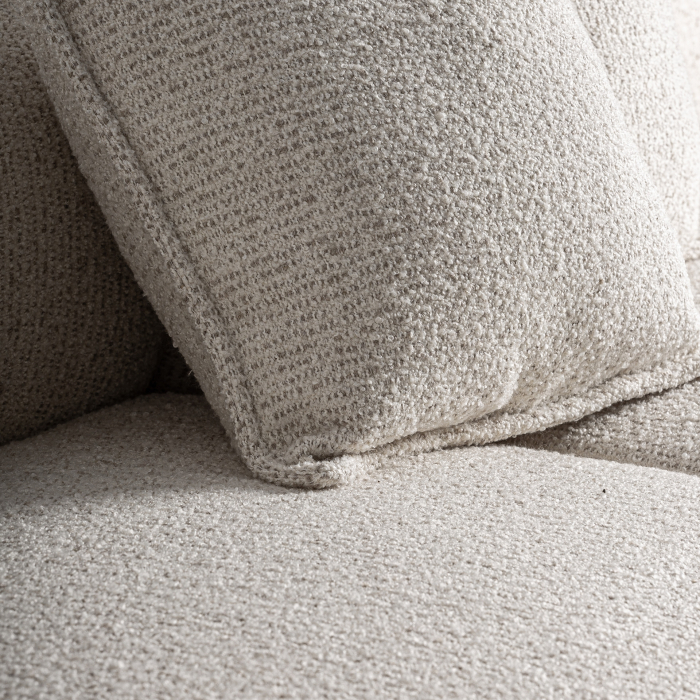 Canapea modulară exterior din aluminiu și stofă bej hidrofugă 4 locuri [5]