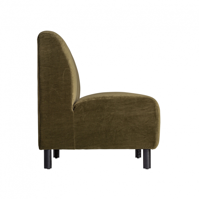 Canapea modulara Art Deco catifea verde|Canapele modulare elegante [3]